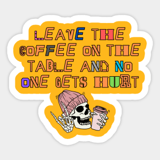 Coffee Time! Sticker